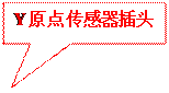 矩形标注: Y原点传感器插头